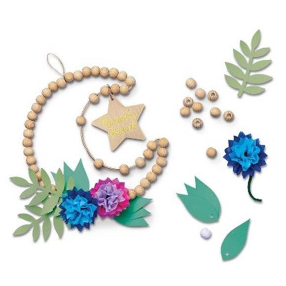 Make-Your-Own Ramadan Beaded Moon Wreath Kit - Mondo Llama - Picture 4 of 4